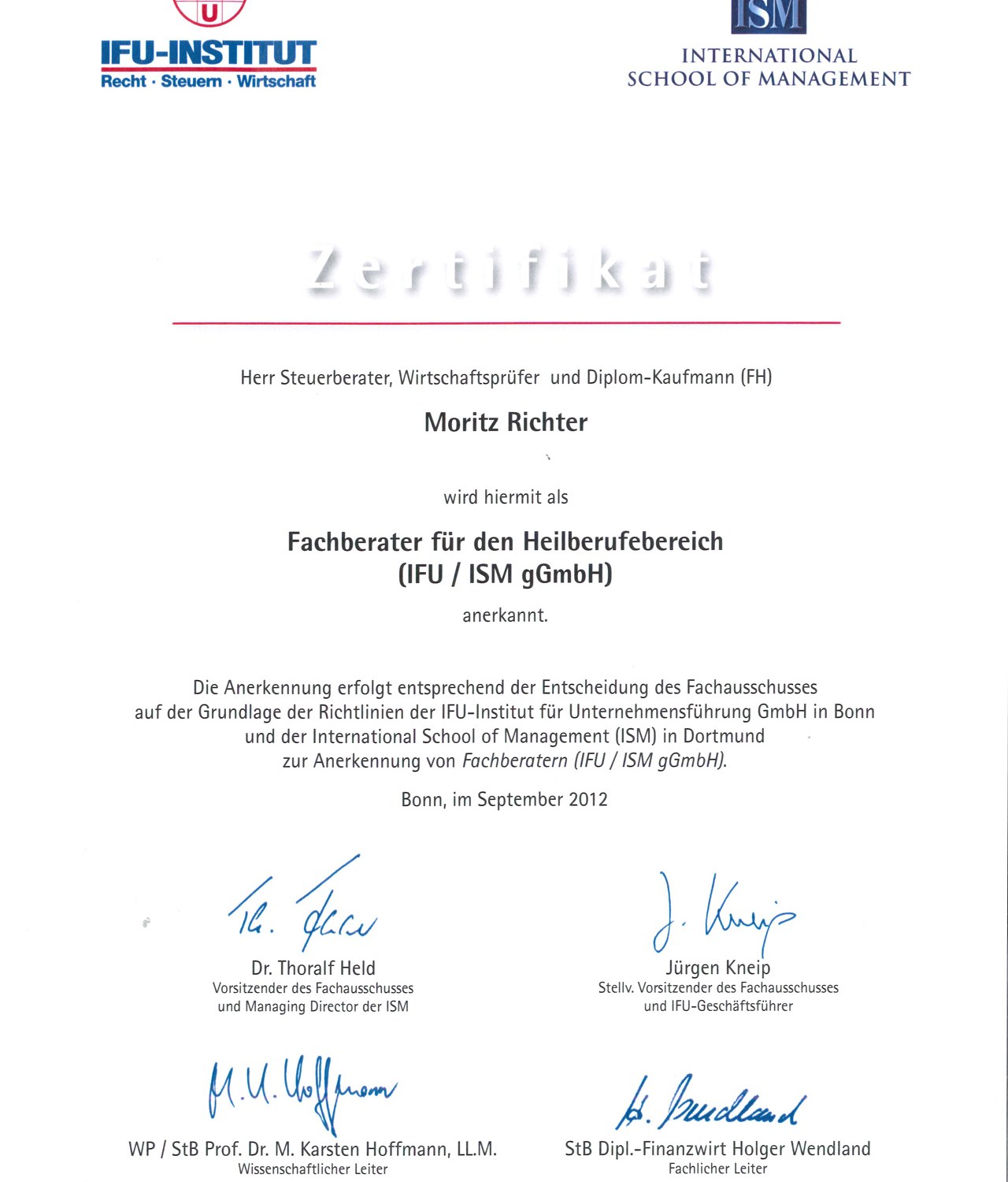 Fachberater-Heilberufebereich